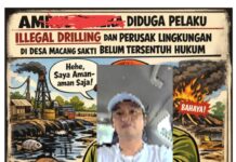 AS Diduga Pelaku Illegal Drilling dan Perusak Lingkungan di Desa Macang diduga Kebal Hukum
