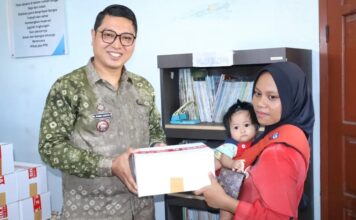 Sinergi di Sungailais, Lurah Romison Dampingi Camat Kalidoni Tekan Angka Stunting