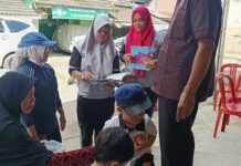 Lurah Rosmala Dewi Hadir di Posyandu, Ajak Anak Gemar Membaca