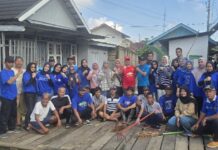 Lurah Dua Belas Ulu Ajak Warga Jaga Sungai Karang Belango dari Sampah