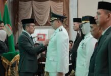 Ratu Dewa Percayakan Kepemimpinan Kecamatan Kertapati kepada Rifandi Putra