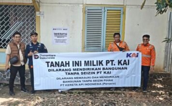 Amankan Aset, PT Kai Tertibkan Lahan