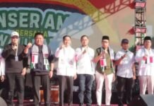 Aksi Bela Palestina di Palembang Satukan Kepedulian, Plt. Camat Oscar Turut Hadir
